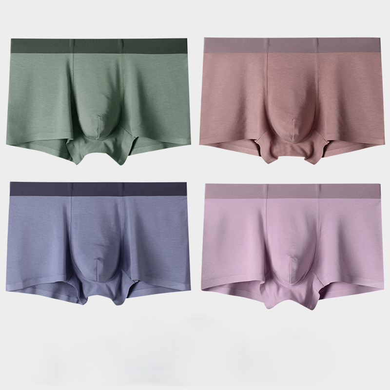 Manufactroy Customized Boxer Shorts Europe Size And Design silk seamless boxers Pants Packing Ethika Underwear Mens