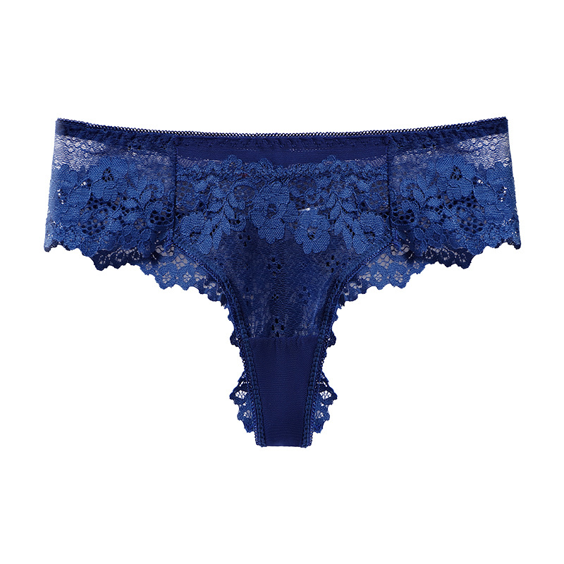 Manufacture women Lace low Waist Panties Brief Soft Seamless With Lace Underwear Panties Ladies Seamless Panty
