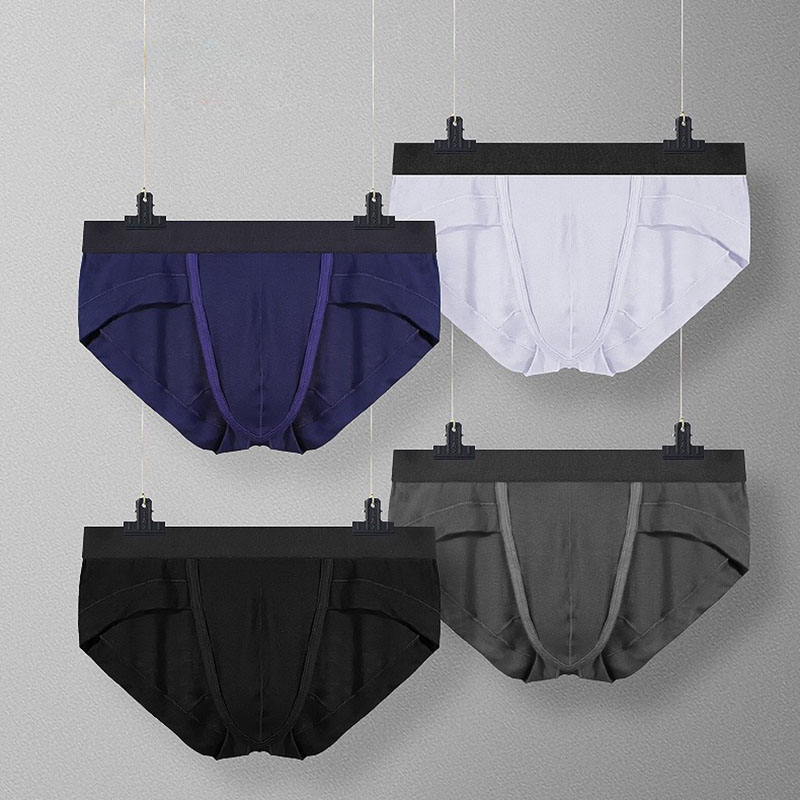 Wholesale Stock comfortable straight low-rise briefs underwear for men