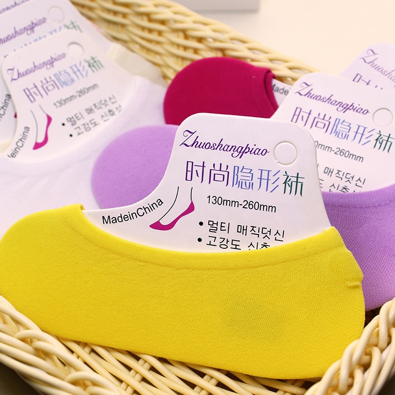 Summer Thin Colorful Girl Invisible Loafers Socks Wholesale Ladies Boat Mesh Socks for Women