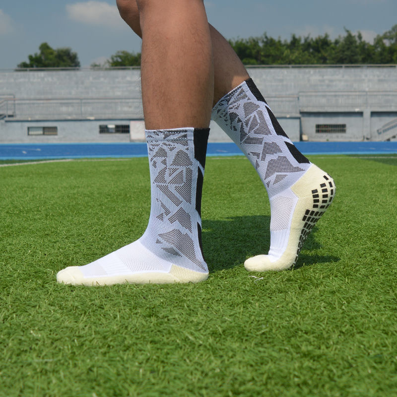 High Quality Sports Non-slip Grip Football Socks Non Anti Slip Crew Knee High Breathable Soccer Socks