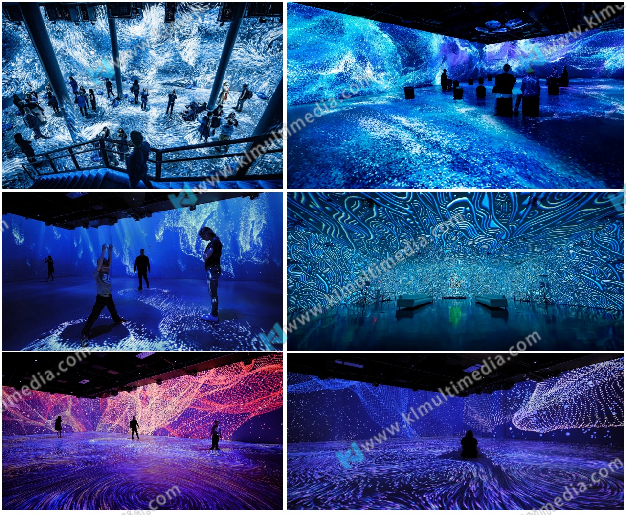 immersive projection room غرفة الإسقاط الغامرة