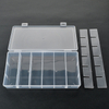 18 Grid Plastic Organizer Box 21x11x3.3cm