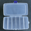 6 Grids Plastic Organizer Box 19.3x10.2x3.5cm