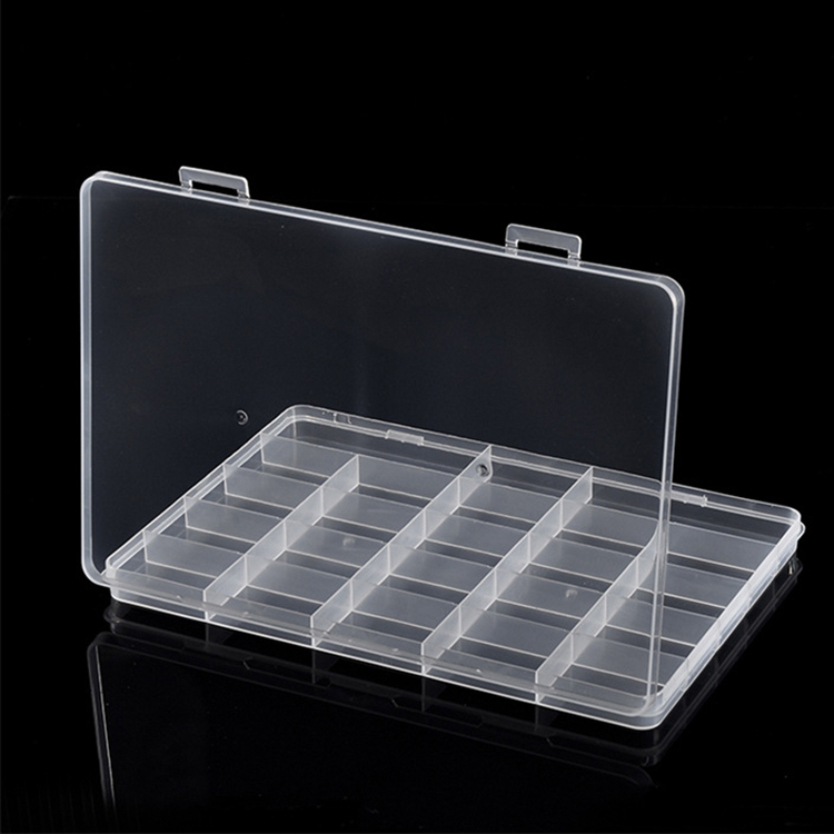 23 Grid Plastic Organizer Box 25.4x17.7x1.7cm