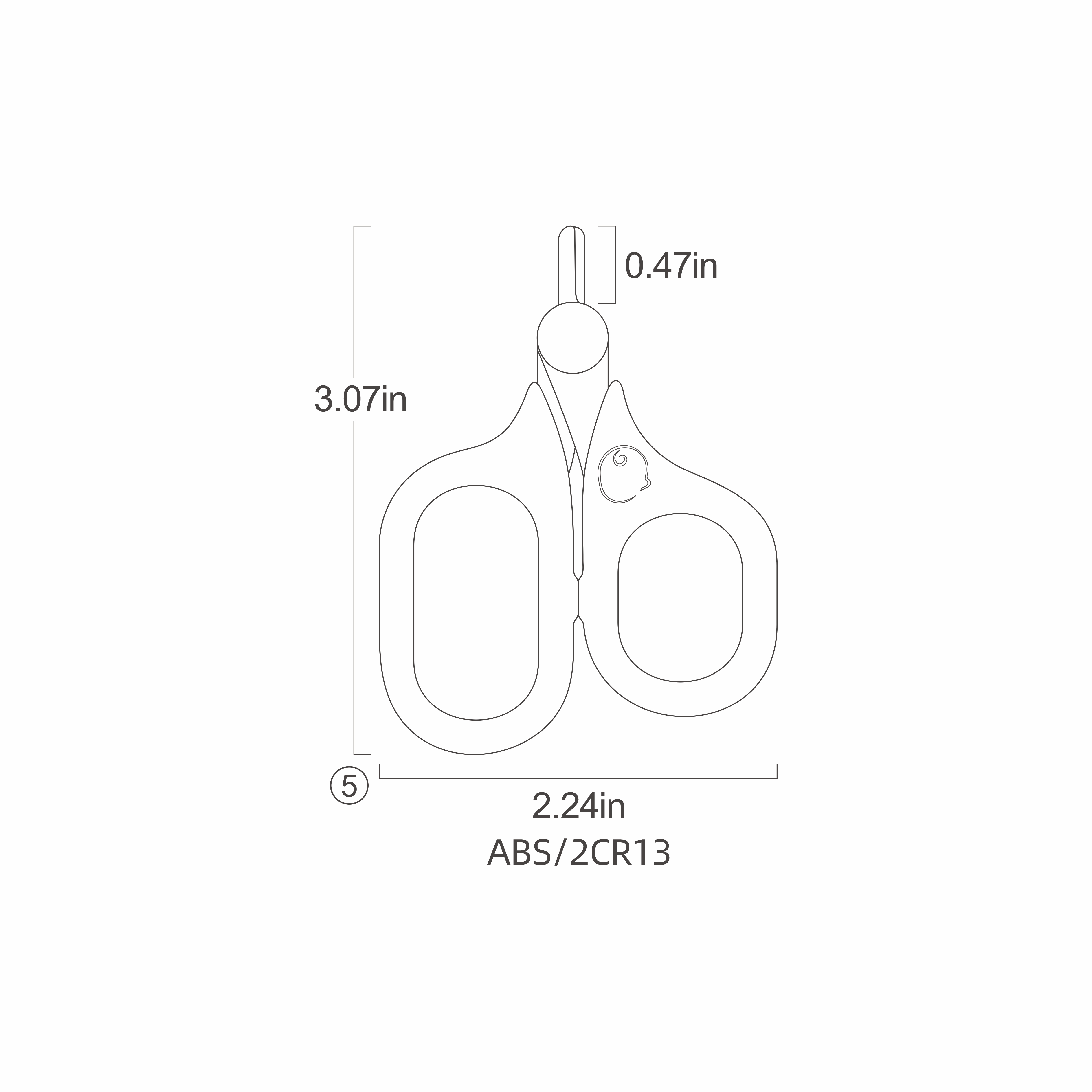 stainless steel baby nail scissors customized cuidados com as unhas do bebê