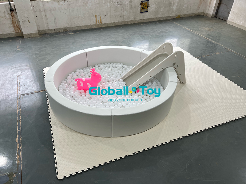 Kids Soft Play Playground Equipment Slide Foam Blocks Ball Pit Indoor Peralatan Bermain Lembut Anak-anak, Blok Busa Geser, Lubang Bola Dalam Ruangan