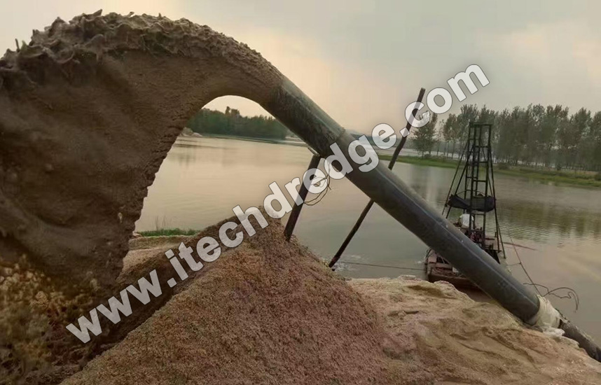 Electric Pump Dredger ESPD 350 Aquaculture Draga de bomba eléctrica ESPD 350 Acuicultura
