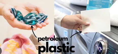 Non Toxic Laundry Sheets PVA Ungiftige Wäscheblätter PVA