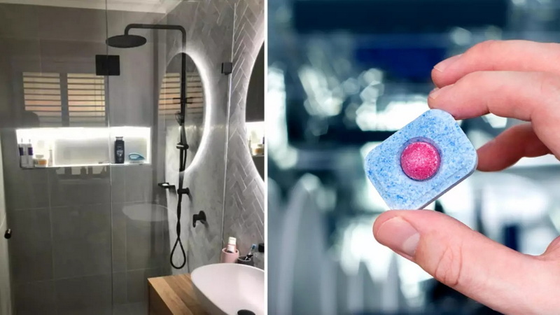 Do Dishwasher Pods Remove Hard Water Stains In Shower Κάνετε Pods για το πλυντήριο πιάτων να αφαιρούν λεκέδες από σκληρό νερό στο ντους