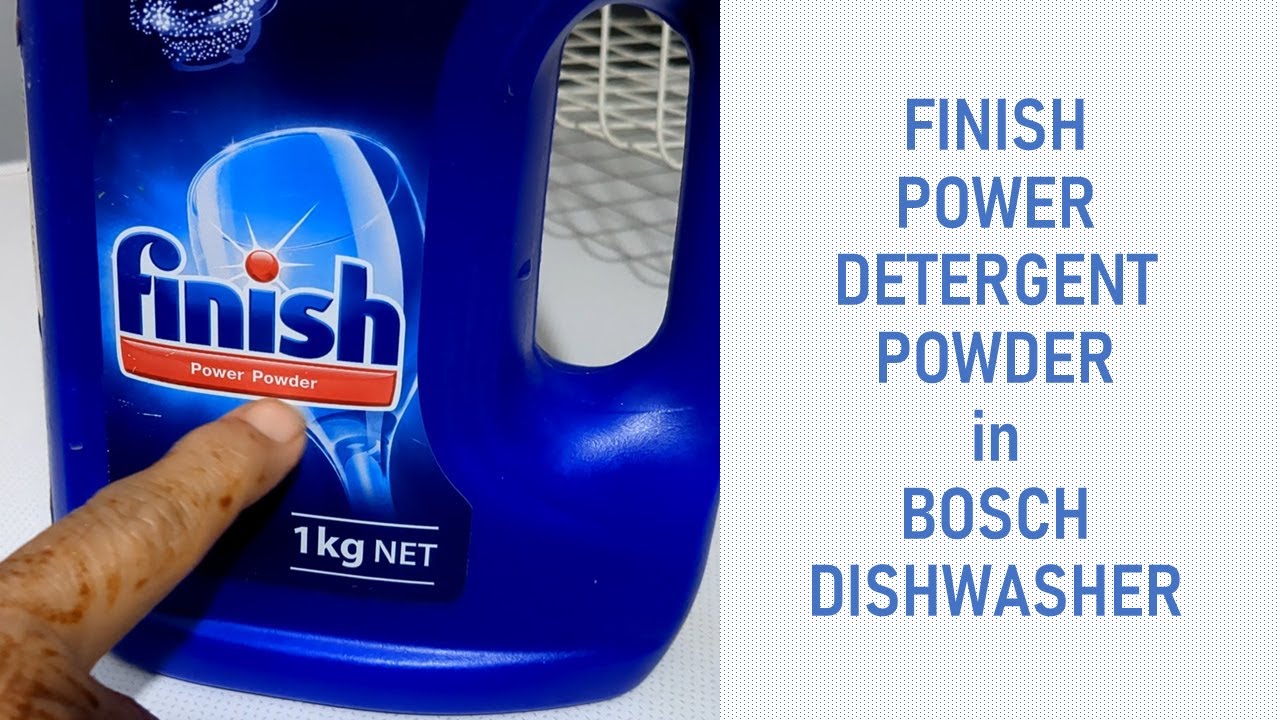 finish kraftopvaskemiddelpulver i bosch opvaskemaskine