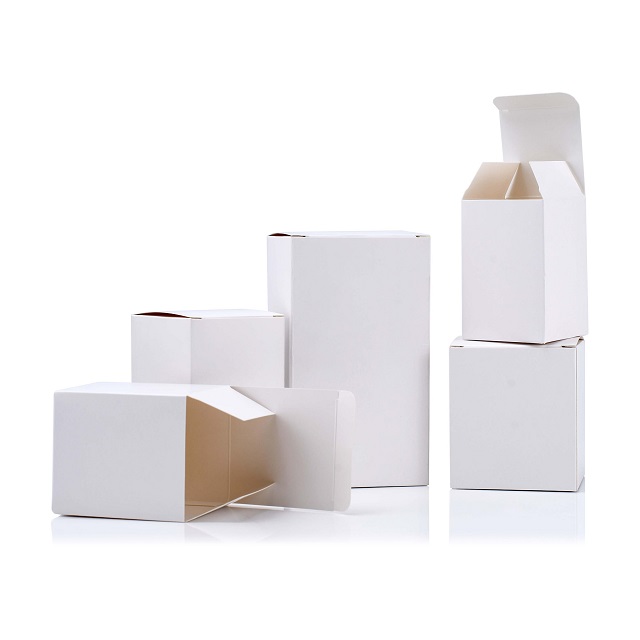Black White Corrugated Cardboard Gift Box Schwarz-weiße Geschenkbox aus Wellpappe