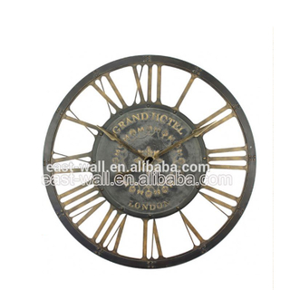Hot Selling Export Quality Low Cost Design Antique Iron Wall Clock