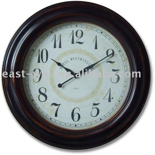 High Quality Modern Home Custom Color Distressed Wood Digital Clock