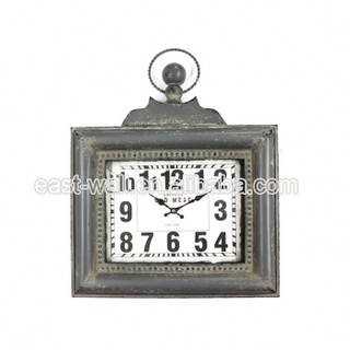 Cheap Prices Sales Custom Printed Iron Wall Paper Weight Clock