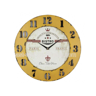 High-End Handmade Oem Service Iron Sublimation Wall Designer Clock Pictures