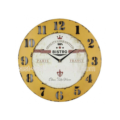 High-End Handmade Oem Service Iron Sublimation Wall Designer Clock Pictures