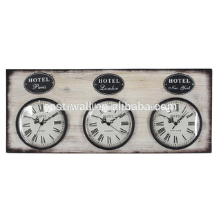 wholesale wooden wall clocks for the hall of a hotel