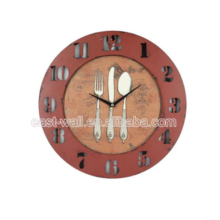 High Quality Iron Unique Digital Wall Clock