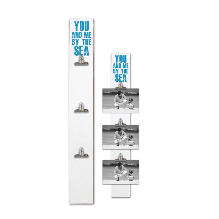 OEM Home Decorative Wood Signs Wall Hanging Photo Frames with Clip