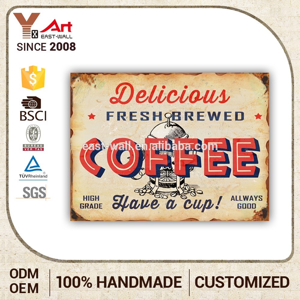 Design Your Own Wall Art Delicious Coffee Stencil Wall Plaque