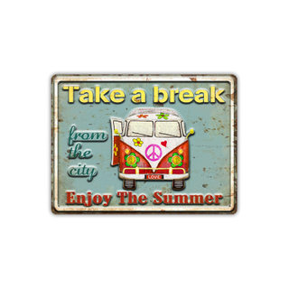 Wholesale New Style Home Decor Metal Wall Art Car Embossed Tin Sign
