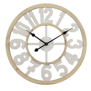 wholesale Creative Design wooden digital Wall clock