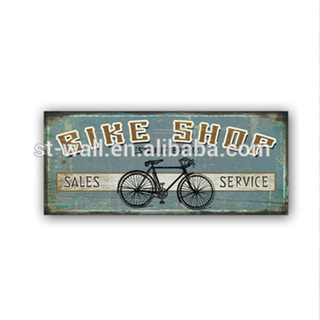 Art Work Craft Buy Bulk Metal Signs Vintage Style Home Decoration For Boy BIke