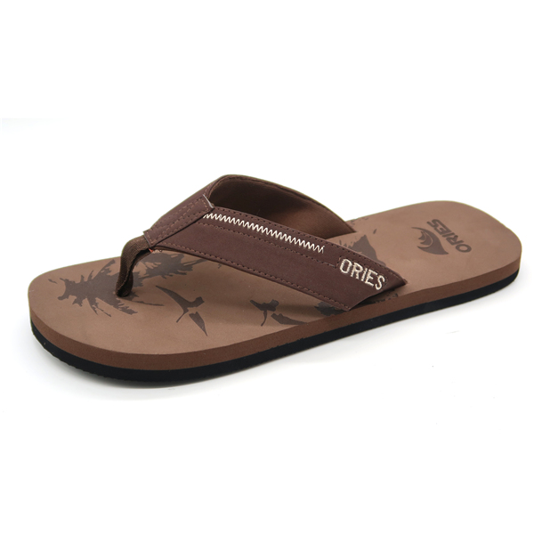 Simple Style Men Extérieur & Plage Antidérapant EVA Flip Flop AH-8E047 -Boix