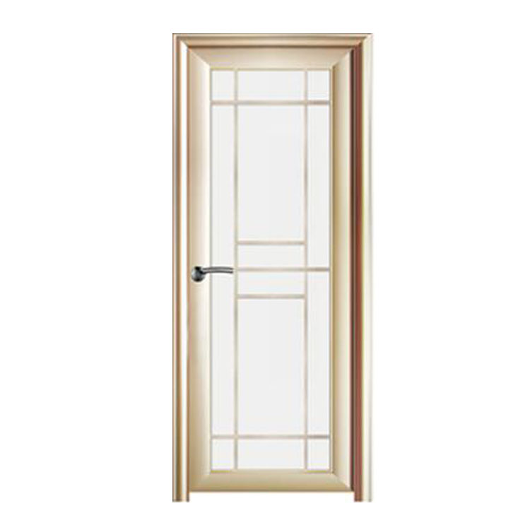 FPL-7003 Latest Design Aluminium Glass Bathroom Door 