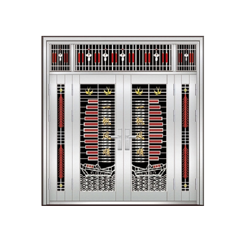 High Qulity Main Entrance Security Steel Door 