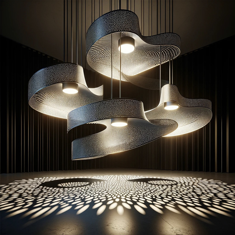 interior design with perforated metal interior design with perforated metal