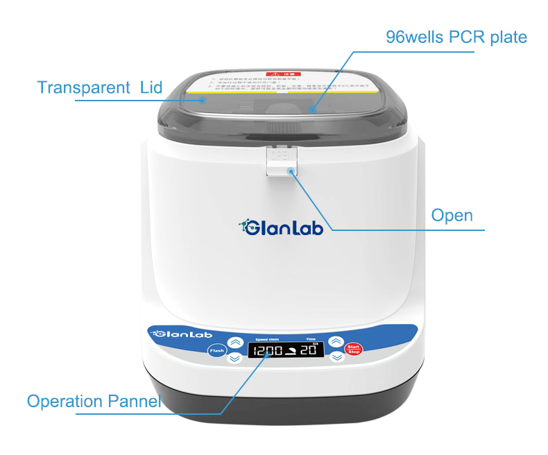 Mini-3 microplate centrifuge Mini-3-Mikrotiterplattenzentrifuge