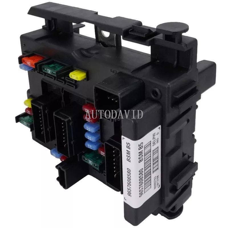 مجموعة صندوق فيوز المحرك BSM لسيارة بيجو 206 406، شريك - من 1996 CITRON C3/5 OEM: 9657608580 6500Y1 6500R7 HS01-042-006