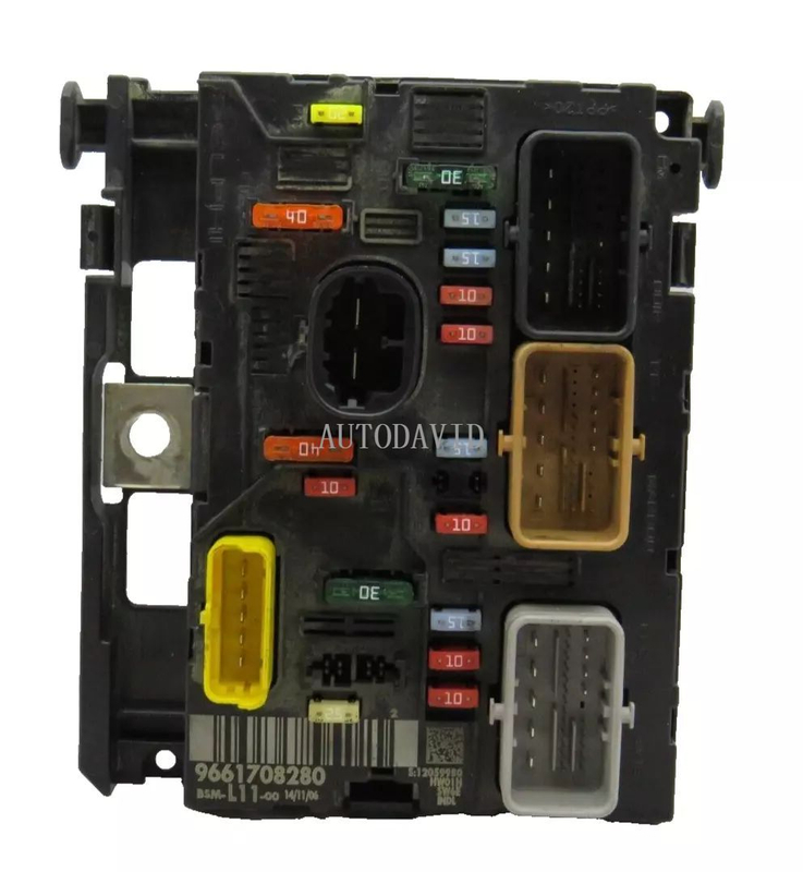 صندوق فيوز المحرك BSM الجمعية لبيجو 307 1.6/16 فولت OEM: 9661708280 BSM-L11-00 BSML1100 HS01-042-003