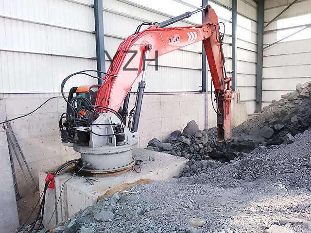 Intelligent Static Rockbreaker System | YZH Electric-Powered Booms for Mining Intelligente Statiese Rockbreaker System | YZH elektriese-aangedrewe booms vir mynbou