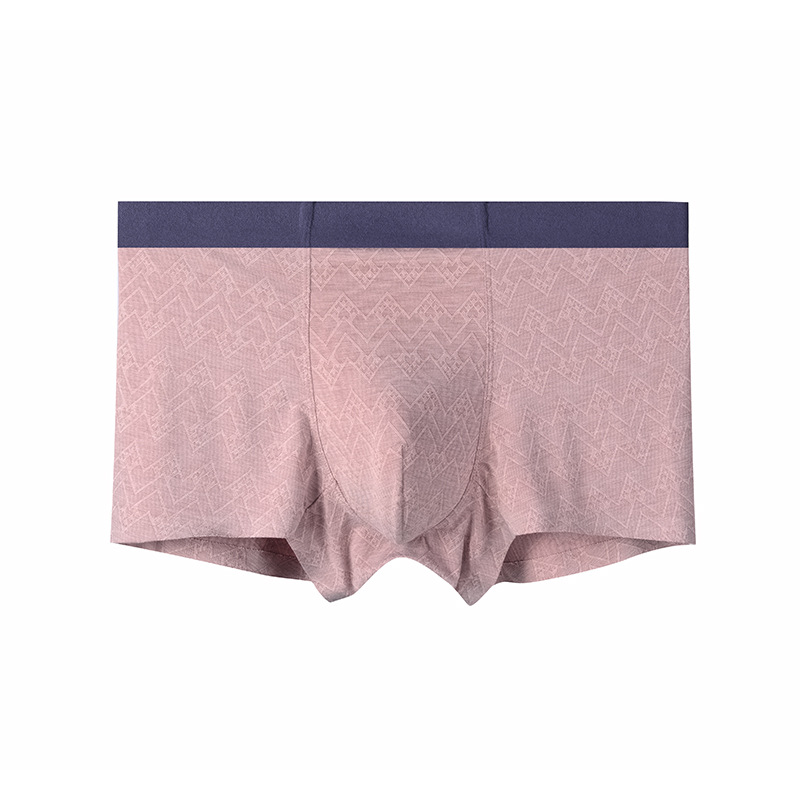 Manufactroy High Quality Mens Classic Solid Stretch Briefs Boxers Shorts ice silk midwaist breathable Men's Underwear pants