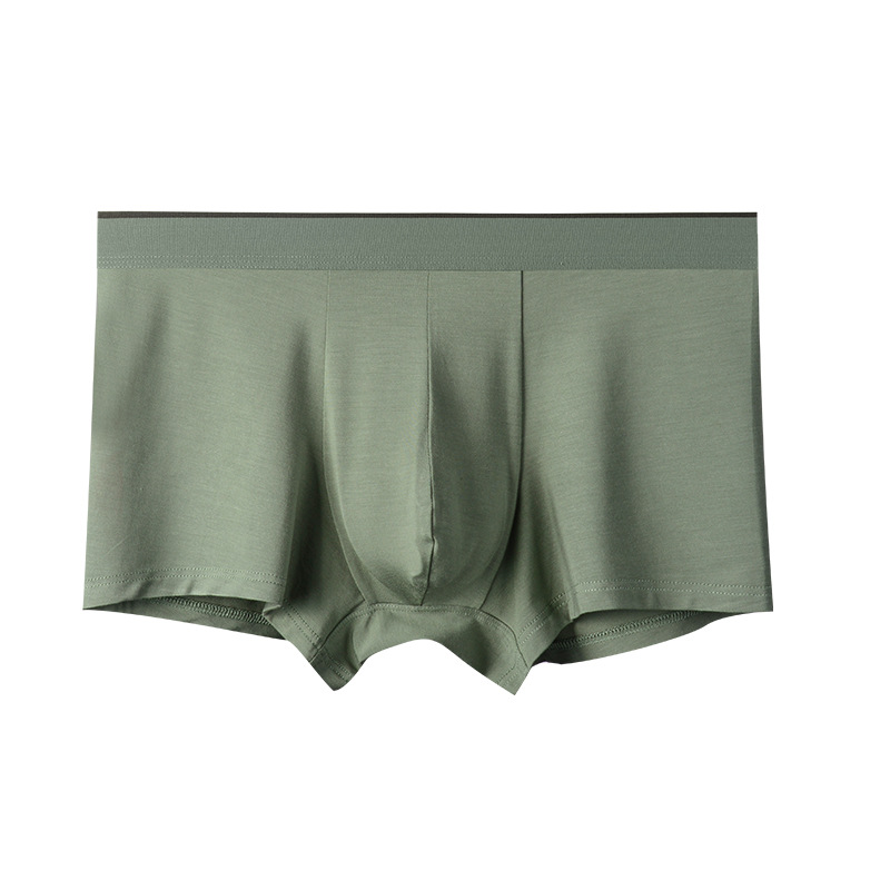 Manufactroy Hot Selling fabric 60s Seamless Boxers Briefs Mens Underwear Solid Color Modal Boxer Shorts Underpants For Man