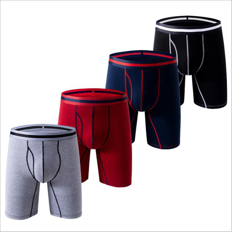 Manufacturers high quality OEM wholesale men long sports underwear boxers