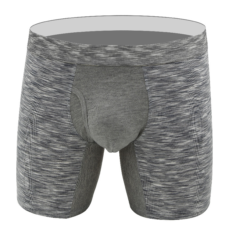 Wholesale comfortable sexy man boxer briefs manufacture boxers for young men popular mens underwear plus length