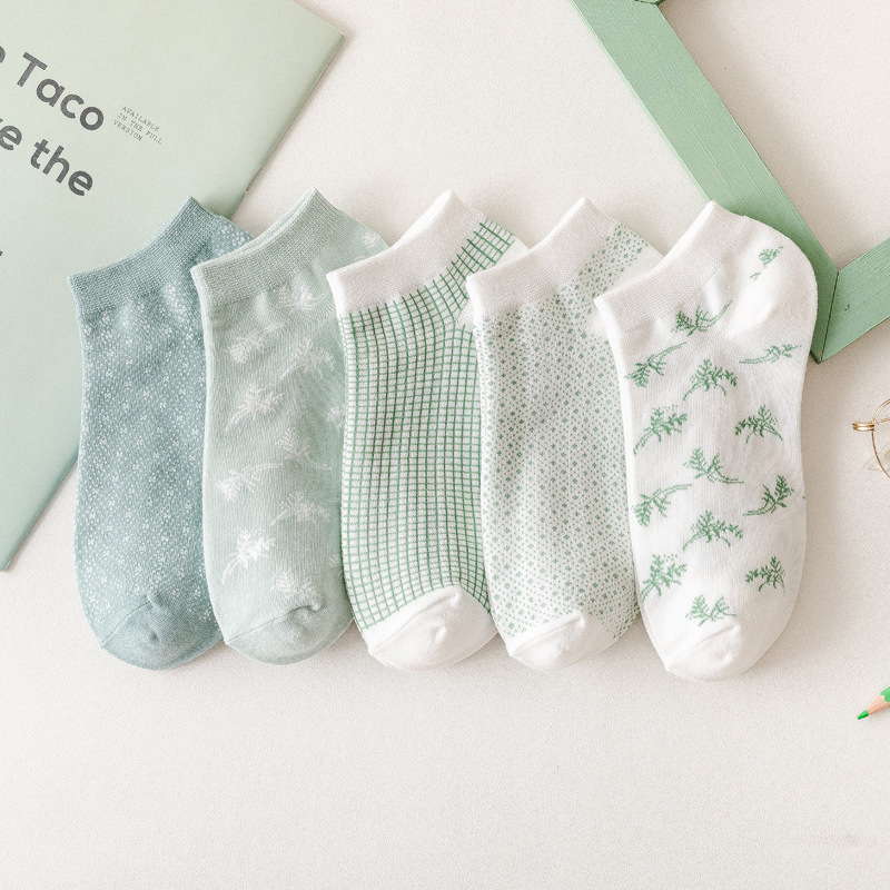 Wholesale breathable sweet style fashion cotton ankle socks women socks