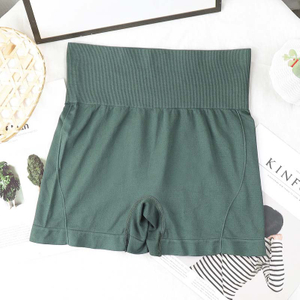 Custom Traceless Yoga Exercise Fitness Seamless Tummy Tuck Pants Hips High Waist Pants for Women Shaping Safety Pants for Women