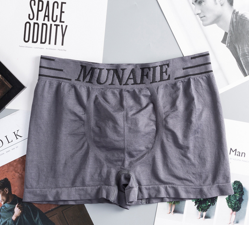Men's Printed Letter Underpants Nylon Fashion Seamless mid rise custom logo Boxer Briefs Good Elasticity Underwear