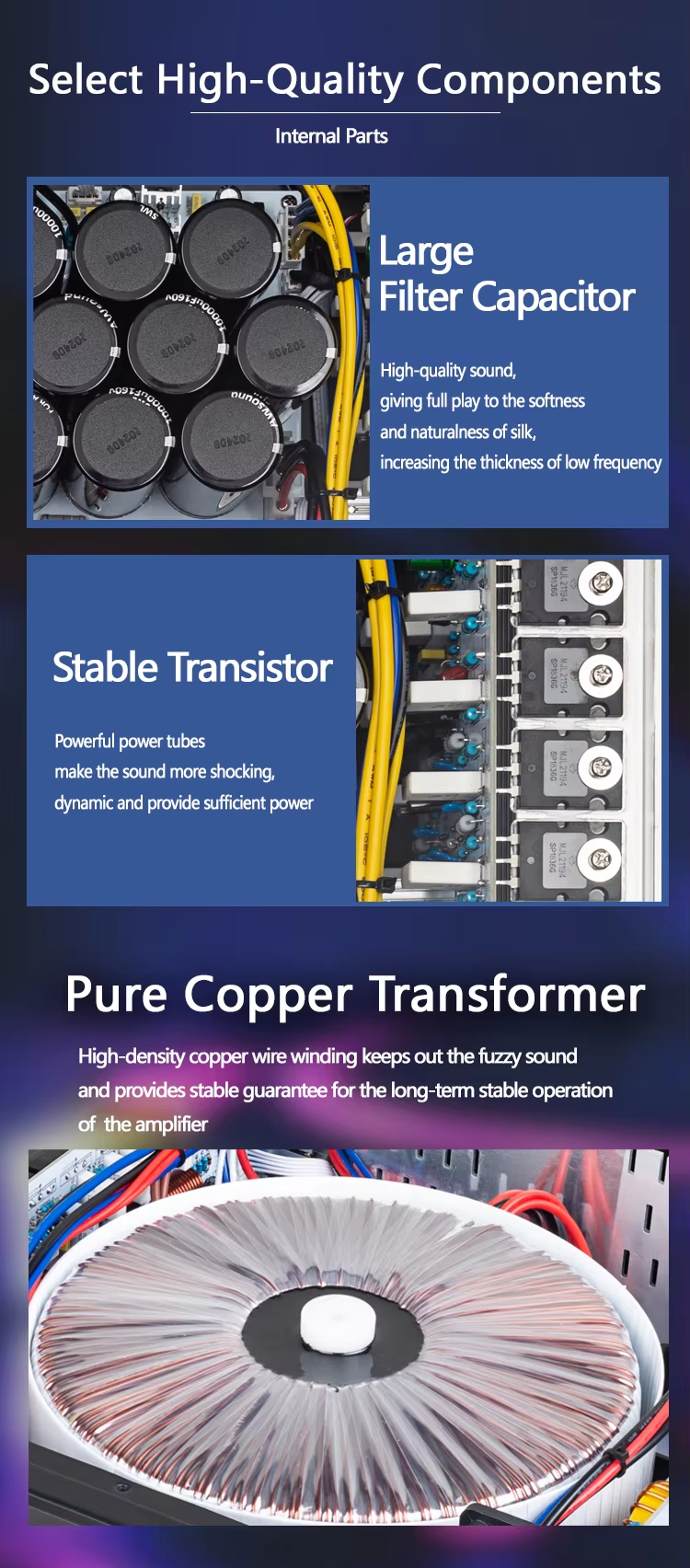 TD2100 power amplifier TD2100 Leistungsverstärker