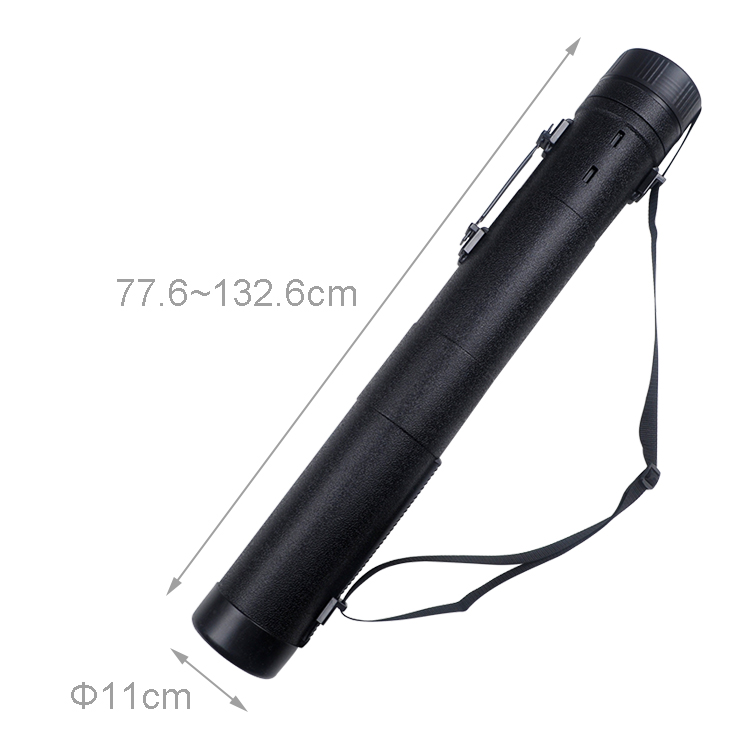 Large Plastic Tube Telescoping Tube Portable Drawing Tube With Handle and Shoulder Strap