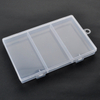 3 Grid Plastic Organizer Box 18x11.5x1.9cm