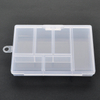 6 Grid Plastic Organizer Box 11.8x8.5x2.3cm