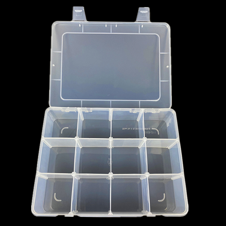 12 Grid Plastic Organizer Box 22.7x18x5.9cm