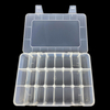 24 Grid Plastic Organizer Box 20.2x15.5x3.8cm