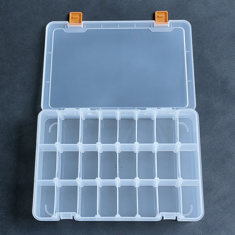 24 Grid Plastic Organizer Box 21.2x15x4.2cm